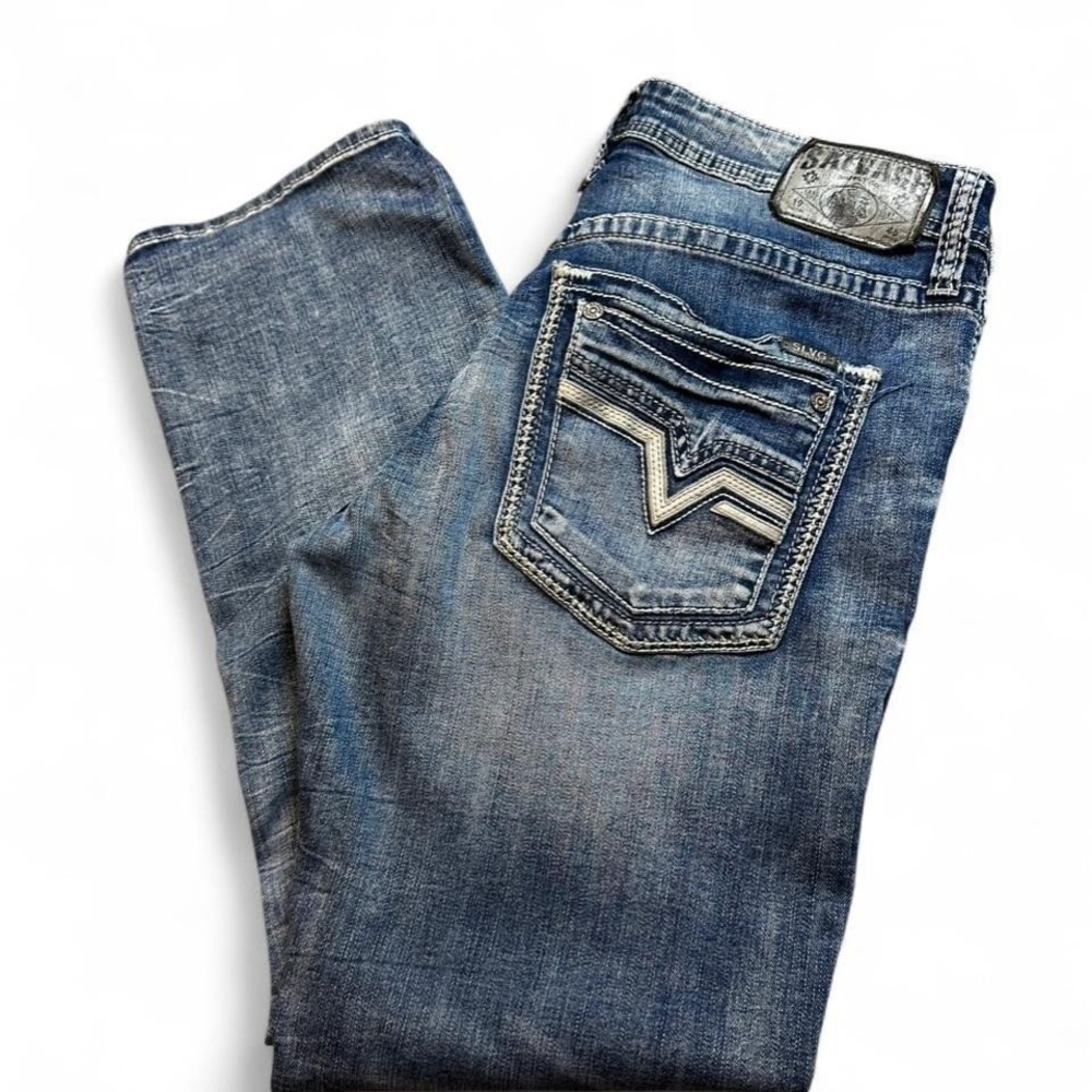 Salvage Supply Co Mayhem Straight Jeans fit 34x30 Denim Cowboy Western Rodeo